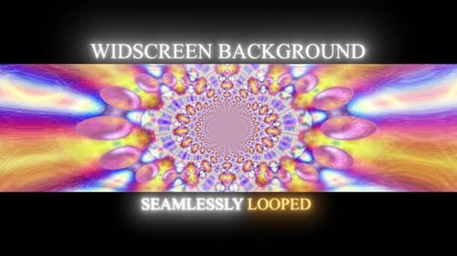 Hallucination Widescreen Vj Background Loop