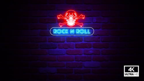 Rock N Roll Neon Light Sign