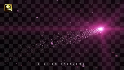 Pink Particle Transitions