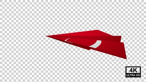 Drapeau de l'avion en papier de la Turquie V2