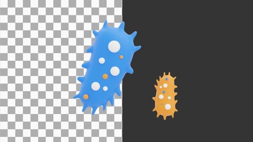 3D Animation of Bacteria as Tiny Organisms with Big Impact | Alpha Channel
