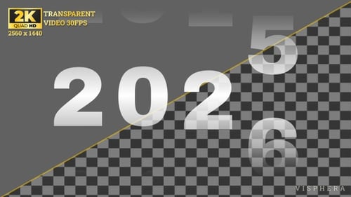 Animação de Scrolling Years 2026