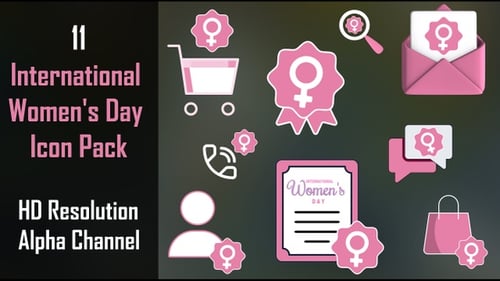 International Women's Day Icon Pack | International Women's Day | Women's Day