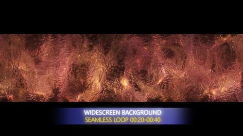 Abstract Golden Particle Flow Seamless Loop Background