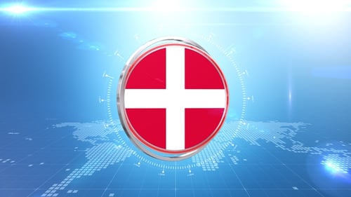 Modern 3D Circle Logo Reveal for News Broadcasts