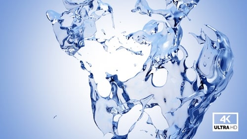 Blue Water Splash