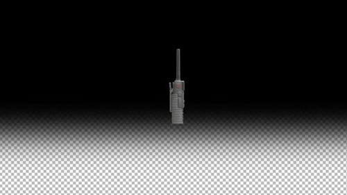 Canal alpha d'animation de boucle de raid SWAT 3D