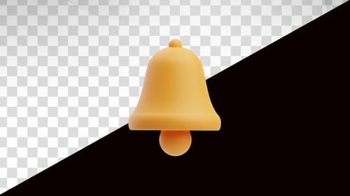 3D Animation of Bell Notification