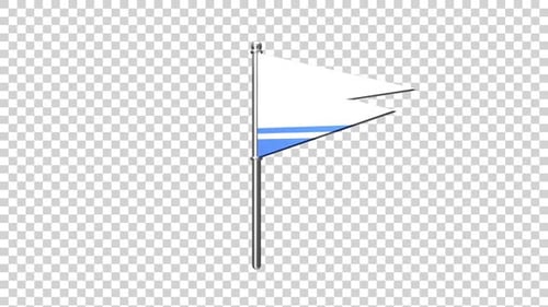 Clean Animated Waving Flag Icon