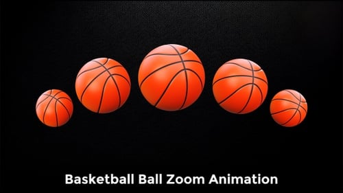 Basketball Ball Zoom Animation