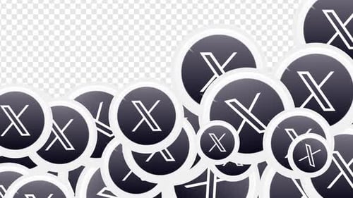 Expanding X Symbol Circular Design Loop