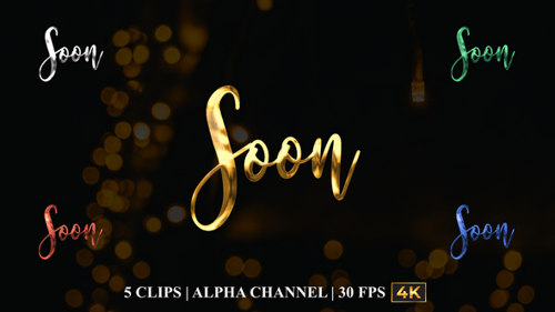 Próximamente: animación de texto