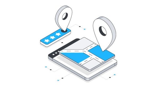 Online Location Isometric Animation Alpha Channel