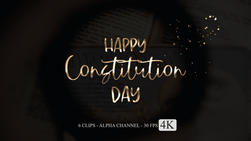 Texte d'animation de Joyeuse Fête de la Constitution