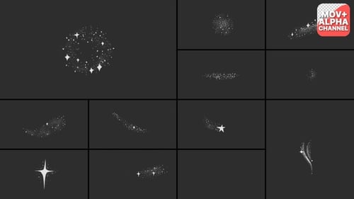 Estrellas mágicas navideñas | Motion Graphics