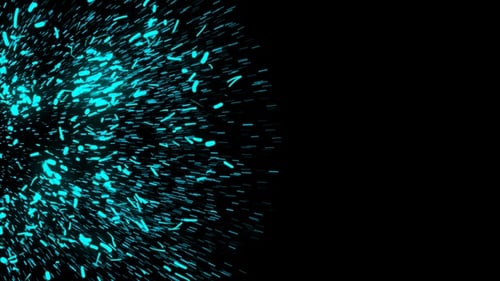 Partikel Explosion Aqua