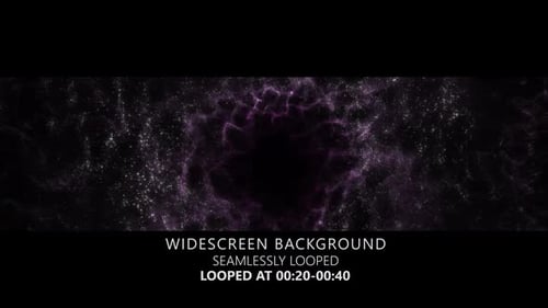 Dynamic Particle Energy Tunnel Widescreen Looping Background
