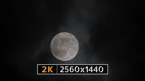 Moon and Clouds