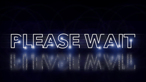 Please Wait Text Animation 2