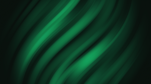 Green Curved Lines Abstract Background