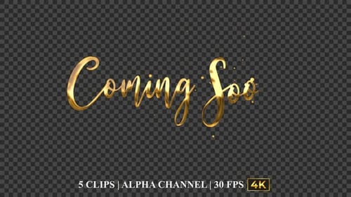 Próximamente animación de texto