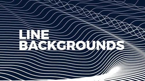 Dynamic Abstract Wavy Line Pattern Background