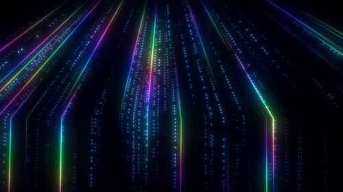 Bewegte leuchtende Geschwindigkeitslinien V9