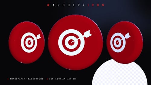 icono de tiro con arco