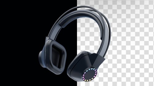 3D Animation of Gaming Headphone