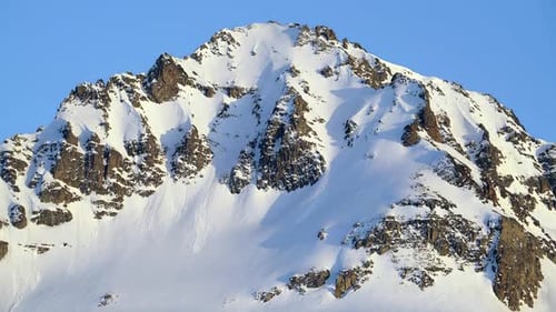8K The Imposing Summit of Kangchenjunga Mountain Peak