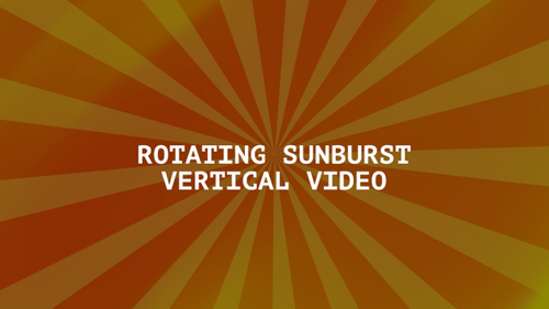 Rotating Sunburst 1