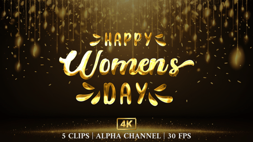 Happy Womens Day Animation