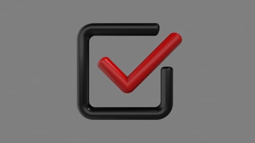 Check List Right Supers Icon Bugs Black Red Pop Up Good Checklist Checked Checkmark Vote 6