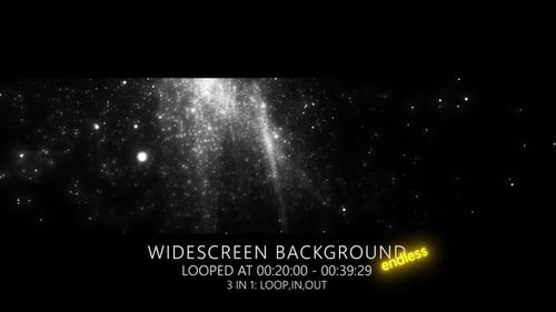 Sparkling Dust Particles Swirl Abstract Background Loop