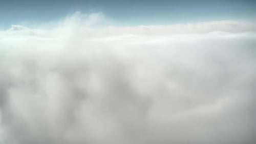 8K Above The Clouds From Mountain Summit