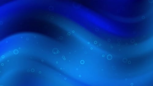 Abstract Fluid Blue Waves Background Loop