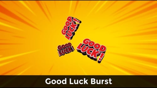 Dynamic 3D Good Luck Text Animation
