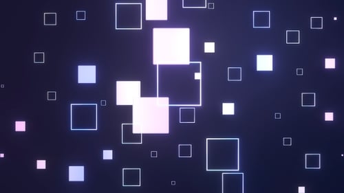 Neon Square Tile