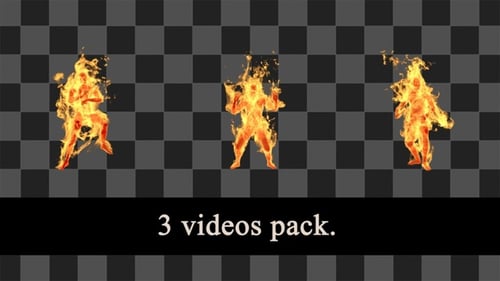 Burning Man Fire Dance Pack