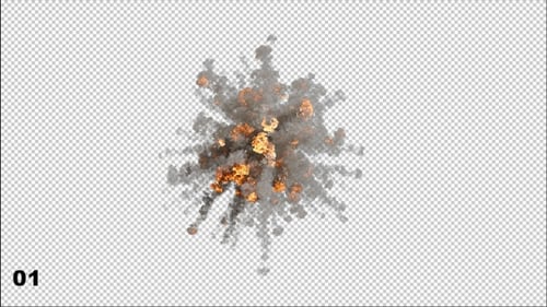 Pack of Realistic Aerial Explosion and Smoke Effects