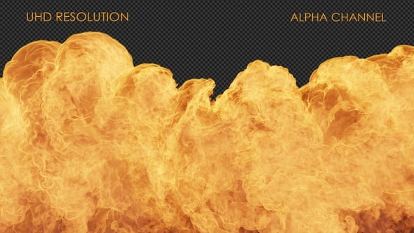 Realistic Fire and Smoke Overlays with Alpha Channel, Transitions ...