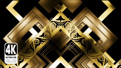 Abstract Ethnic Art Deco 04 4K