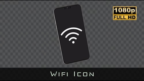 Growing Wi-Fi Signal Strength Technology Animation