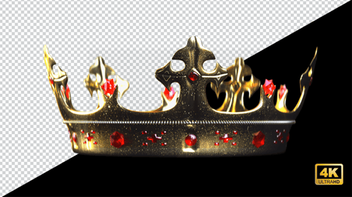Opulente 3D-Krone: Majestic Reign