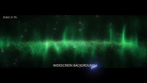 Energy Particles Field Widescreen Background