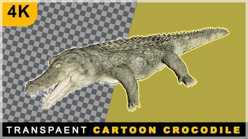 Realistic 3D Animation of a Swimming Crocodile