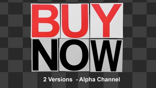 Dynamic Crumpled Paper Buy Now Title Animation