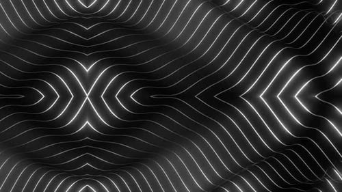 4K Waving Silver Lines Hintergrundpaket