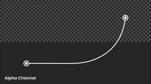 Curved Callout Line Toward The Bottom Left