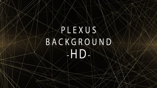 Abstract Geometric Plexus Network Lines Looping Background Animation